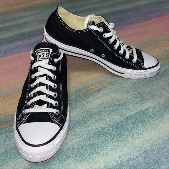 Converse Chuck Taylor All Star Ox Low Black Shoes Men's 9 Women's 11 Sneaker - Picture 3 of 8